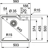 Кухонная мойка Franke Urban UBG 610-56 (сахара)