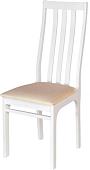 Стул Чепецкая Мебельная Фабрика С36 (белая эмаль/аполло беж)