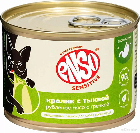 Enso Sensitive кролик, гречка, тыква 020/606328 190 г