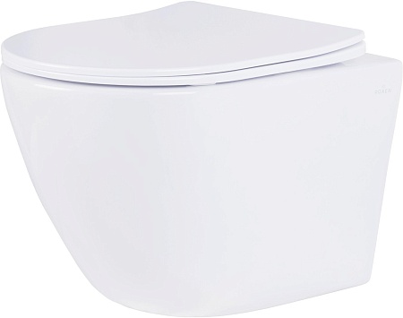 Унитаз подвесной Roxen Antares в комплекте с инсталляцией StounFix Dual Fresh 6 в 1 968418 (кнопка: сатин)