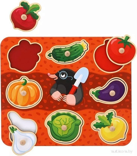 Сортер Mapacha Набор вкладышей Овощи и фрукты 962088