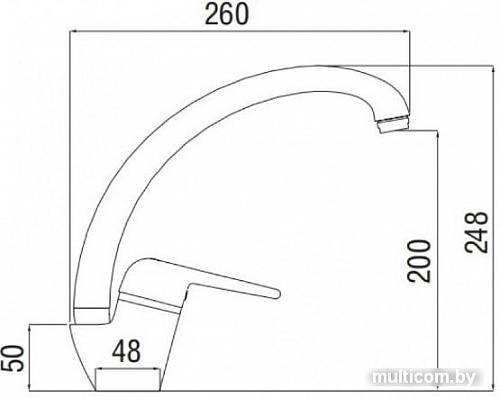 Смеситель Ukinox 42116 CR