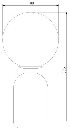 Настольная лампа Евросвет 01197/1 (латунь)