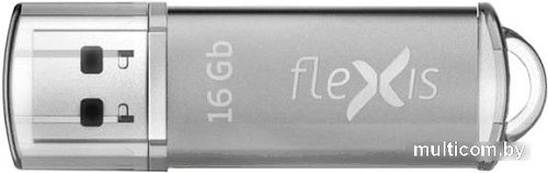 USB Flash Flexis RB-108 2.0 16GB (серебристый)