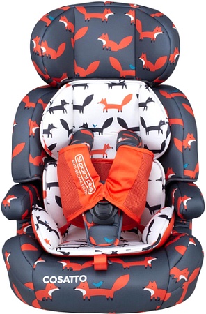 Детское автокресло Cosatto Zoomi (charcoal mister fox)