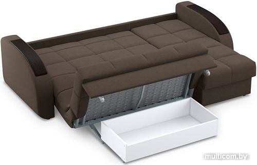 Угловой диван Moon Trade Рио 109 002920 (коричневый)