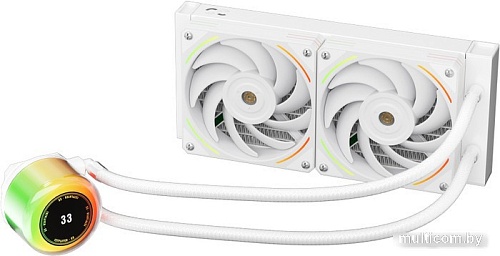 Жидкостное охлаждение для процессора 1stPlayer CC 240 (белый)