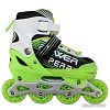 Роликовые коньки Cosmoride Aqua (р. 35-38, белый/зеленый)