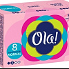 Тампоны без аппликатора Ola! Normal шелковистая поверхность (8 шт)