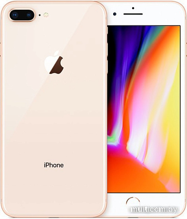 Смартфон Apple iPhone 8 Plus 256GB Воcстановленный by Breezy, грейд C (золотистый)