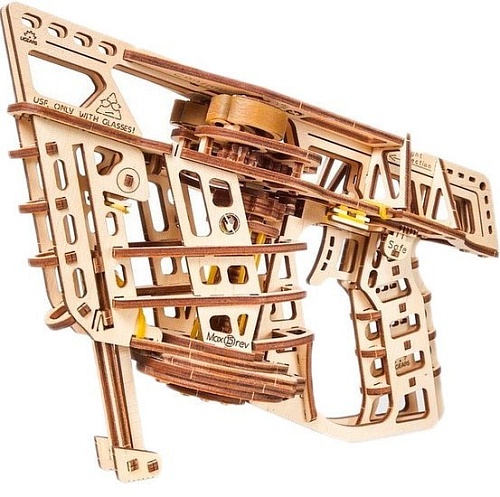 3Д-пазл Ugears Пускатель самолетиков