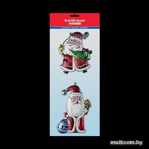 Елочная игрушка Erich Krause Decor 2 украшения Дед Мороз 49592