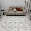 Ковер для жилой комнаты Radjab Carpet Поло Прямоугольник EN 262 12446RK (0.8x1.5, Cream/L.Grey)