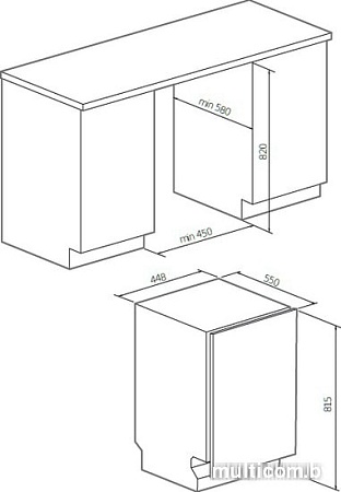 Посудомоечная машина Graude VG 45.1