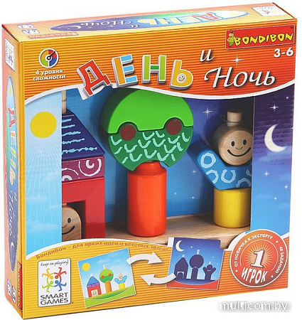 Настольная игра Bondibon День и Ночь [ВВ1058]