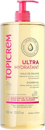 Topicrem Масло для душа Ультраувлажняющее 1 л