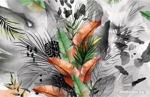 Фотообои Citydecor Флора Знойные тропики с защитным покрытием 400x260
