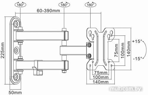 Кронштейн MasterKron UDA11-113