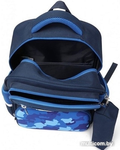 Рюкзак Sun Eight SE-2757 (темно-синий/голубой)