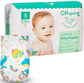 Подгузники Offspring S 3-6 кг Карибы (48 шт)