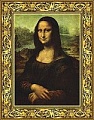 Картина Декарт "Мона Лиза" Да Винчи 8Л0514 (в раме)