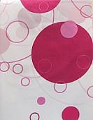 Шторка-занавеска для ванны Miranda Bubble Pink