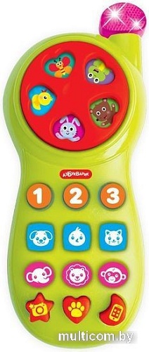 Развивающая игрушка Азбукварик Телефончик Каруселька 3133А