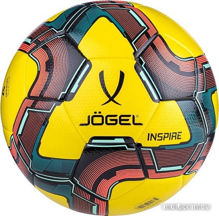 Мяч Jogel BC20 Inspire (4 размер, желтый/красный/синий)