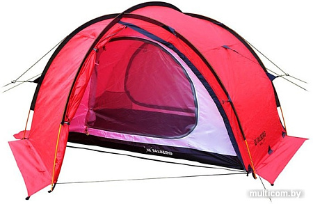 Треккинговая палатка Talberg Marel 2 Pro (красный)