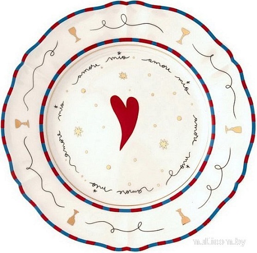 Тарелка глубокая Bitossi Il Frutto Della Passione PAN01002 (сердце)