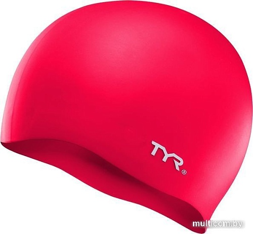 Шапочка для плавания TYR Wrinkle Free Silicone Cap LCS/610 (красный)