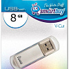 USB Flash Smart Buy 8GB V-Cut Silver [SB8GBVC-S]