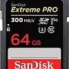 Карта памяти SanDisk Extreme PRO SDXC SDSDXDK-064G-GN4IN 64GB