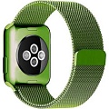 Браслет Rumi Milanese loop металлический для Apple Watch 38/40/41mm (зеленый)