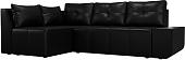 Угловой диван Mebelico Амадэус 109704 (левый, экокожа, черный)