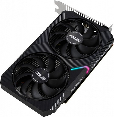 Видеокарта ASUS Dual GeForce GTX 1650 Mini OC 4GB GDDR6 DUAL-GTX1650-O4GD6-MINI