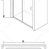 Стеклянная шторка для ванны RGW Passage PA-016 350801616-11 (хром/прозрачное стекло)