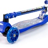 Двухколесный детский самокат Полесье Со складной ручкой 0072C-V1(С) (синий)