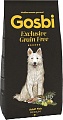 Сухой корм для собак Gosbi Exclusive grain free adult duck medium 12 кг