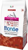 Корм для собак Monge Extra Small Adult Lamb, Rice e Potatoes 2.5 кг