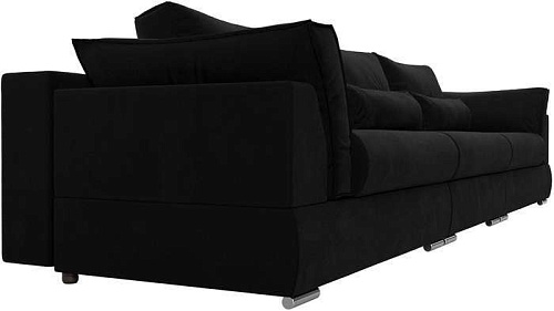 Диван Mebelico Пекин Long 115463 (микровельвет, черный)