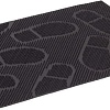 Придверный коврик SunStep Следы 40х60 31-022 (черный)