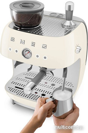 Рожковая помповая кофеварка Smeg EGF03CREU