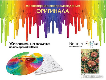 Картина по номерам Белоснежка Мальва 248-AS