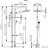 Душевая система Bravat Fit D283CP-2