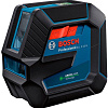 Лазерный нивелир Bosch GLL 2-15 G Professional 0601063W02 (LB 10 + DK 10, кейс)