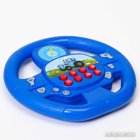 Развивающая игрушка Синий трактор Музыкальный руль 6960427