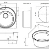 Кухонная мойка Belux BRG-51-01 (черный)