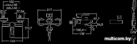 Смеситель Roca Targa 5A0160C02