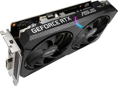 Видеокарта ASUS Dual GeForce RTX 2070 Mini OC 8GB GDDR6 DUAL-RTX2070-O8G-MINI